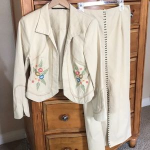 Double D Ranch jacket and skirt